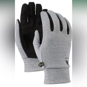BURTON XL Men’s Touch N Go Liner Gray Heather Gloves All Season